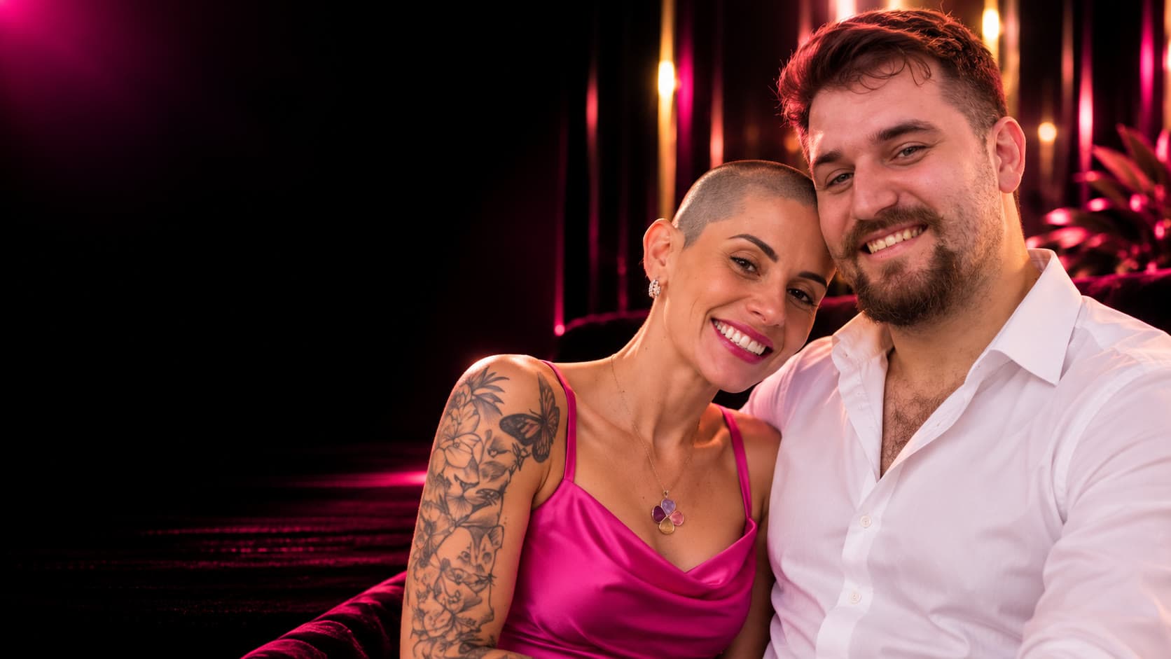 Ana Liz com o marido